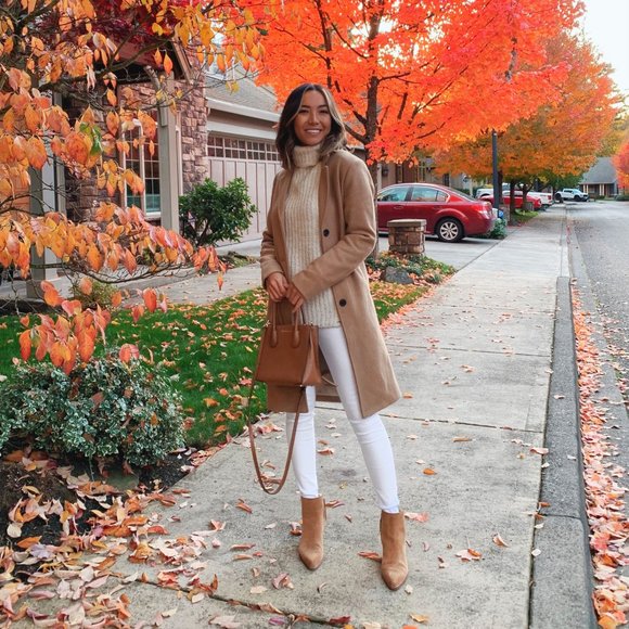 abercrombie camel coat